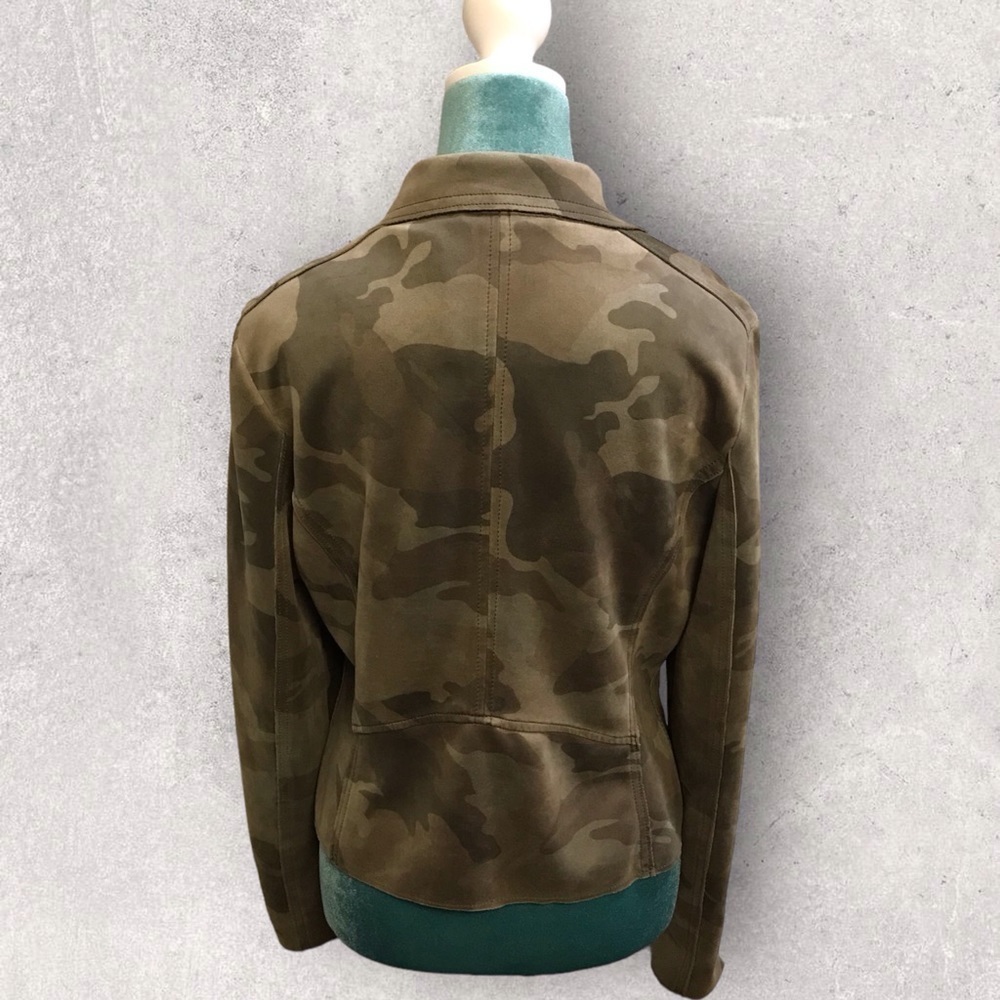 Merrakech camo sueded moto style jacket - Picture 2 of 2